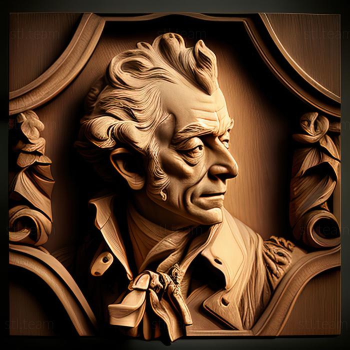 3D model Jean Honor Fragonard (STL)